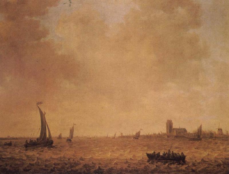 Jan van Goyen View of Dordrecht across the river Merwede